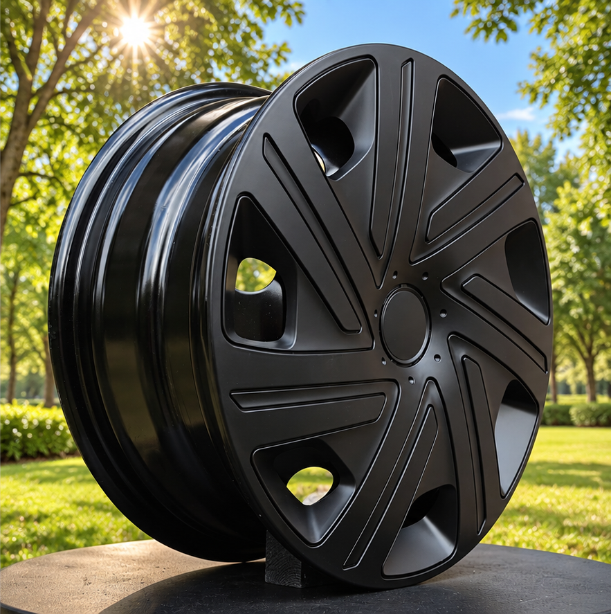 16" Black Wheel Trims - Style 23