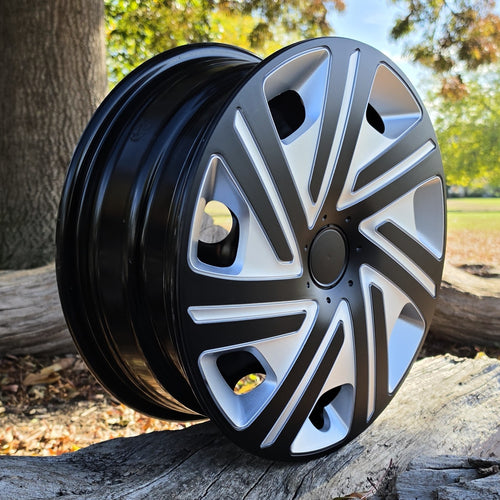 Black/Silver 16 inch wheel trims - Style 21 - Image 2