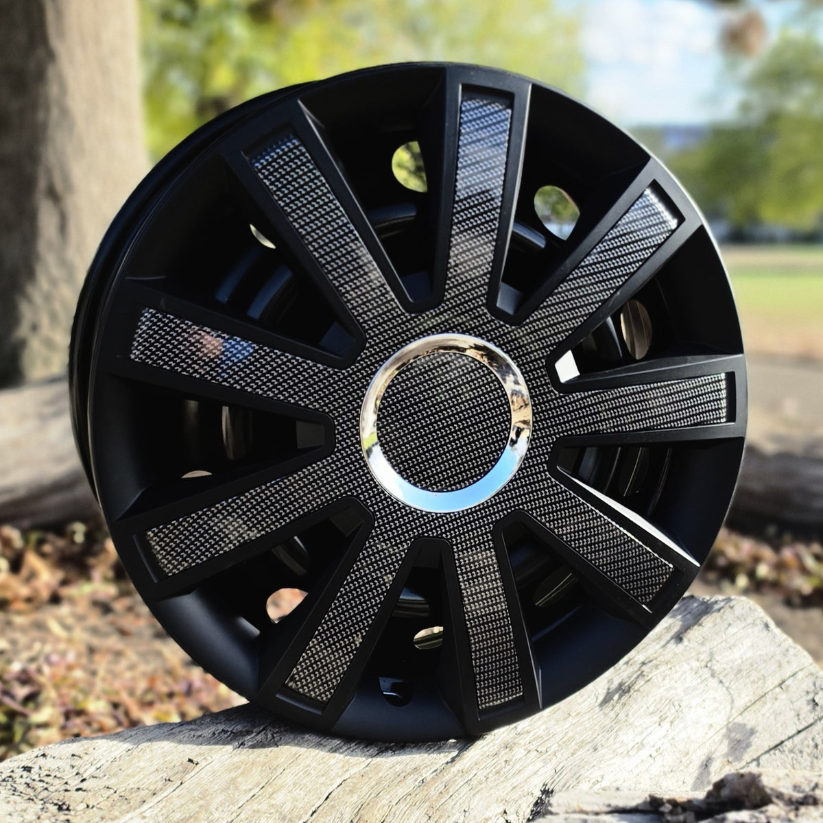 Carbon 16 inch wheel trims - Style 20 - Image 1