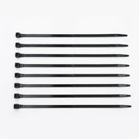 Black Zip Ties (8 per set)