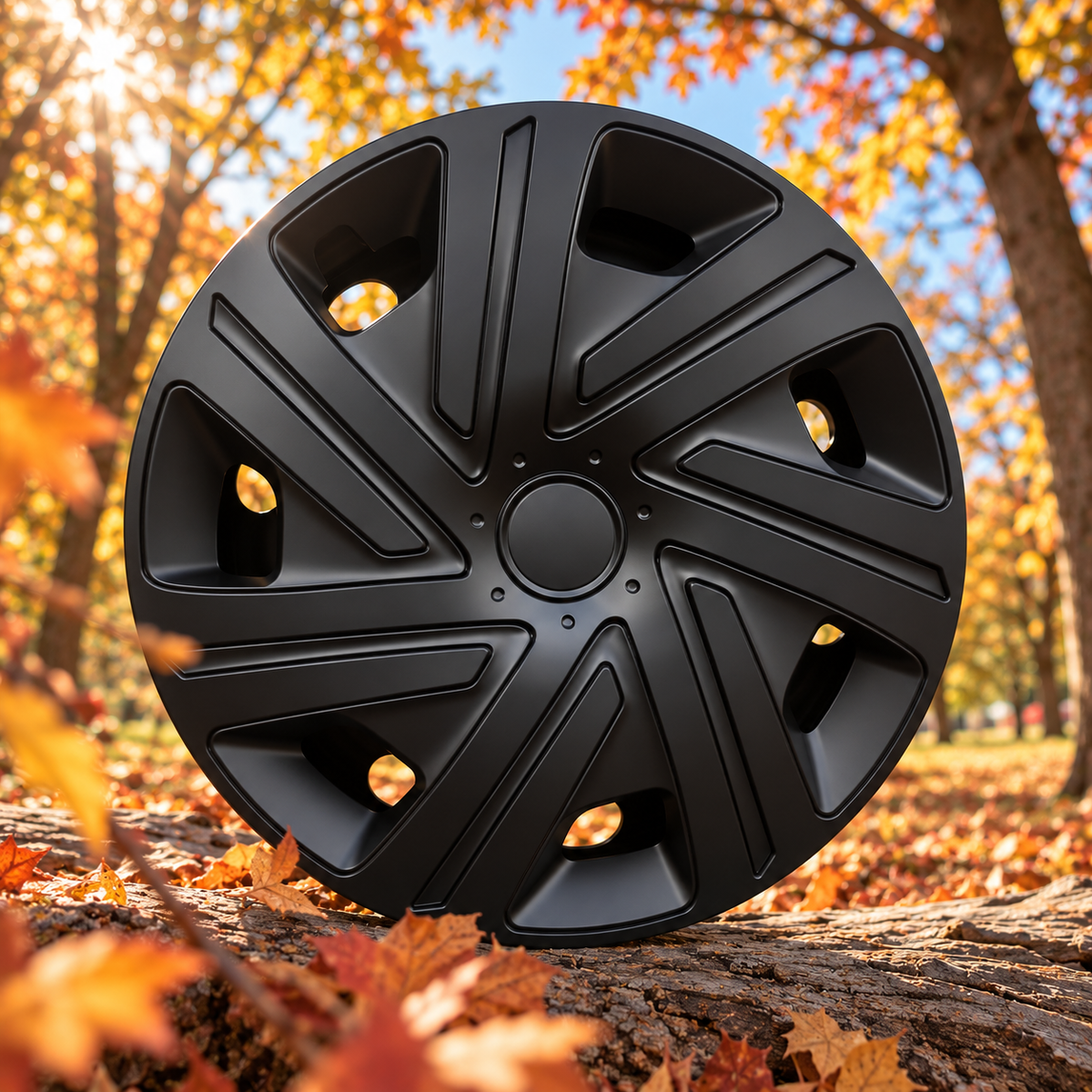 15" Black Wheel Trims - Style 23