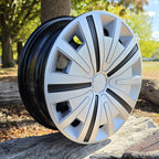 Silver/Black 16 inch wheel trims - Style 18 - Image 2