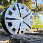 Silver/Black 16 inch wheel trims - Style 18 - Image 3